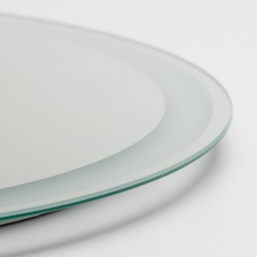 Brilagi - Uppvärmd LED-badrumsspegel AVA ECO, LED 11,5 W / 230 V, Ø 60 cm, IP44, CRI 90, dimbar + CCT