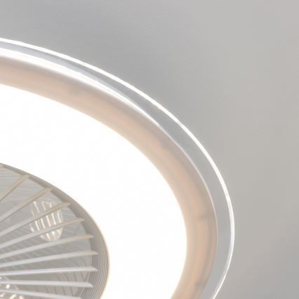 Brilagi - LED dimbar taklampa med fläkt RONDA LED/48W/230V 3000-6000K vit + fjärrkontroll