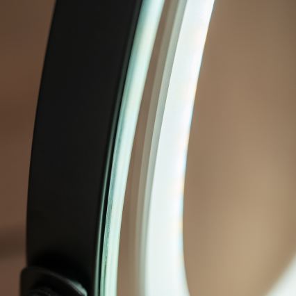 BRILAGI - LED-dimbar sminkspegel CALIFORNIA LED/17W/230V 3000/4000/6500K Ø 42 cm svart