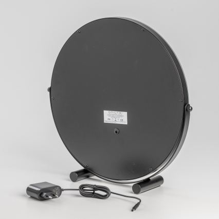 BRILAGI - LED-dimbar sminkspegel CALIFORNIA LED/17W/230V 3000/4000/6500K Ø 42 cm svart