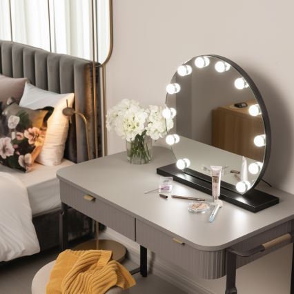 Brilagi - LED Dimbart sminkespegel HOLLYWOOD LED/12W/230V 3000/4000/6500K