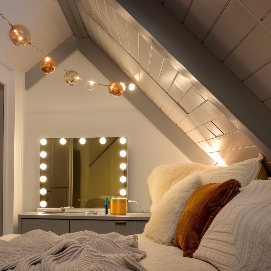 Brilagi - LED Dimbart sminkespegel HOLLYWOOD LED/15W/230V 3000/4000/6500K