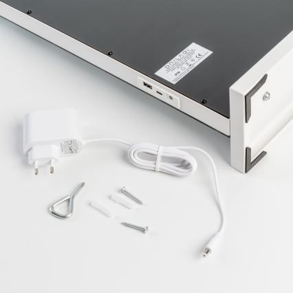 BRILAGI - LED dimbar sminkspegel HOLLYWOOD LED/15W/230V CCT + 2x USB 55x77 cm vit