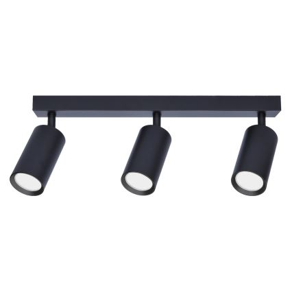 Brilagi - LED RGBW Dimbart spotlight SELE 3xGU10/4,8W/230V 3000K svart + fjärrkontroll