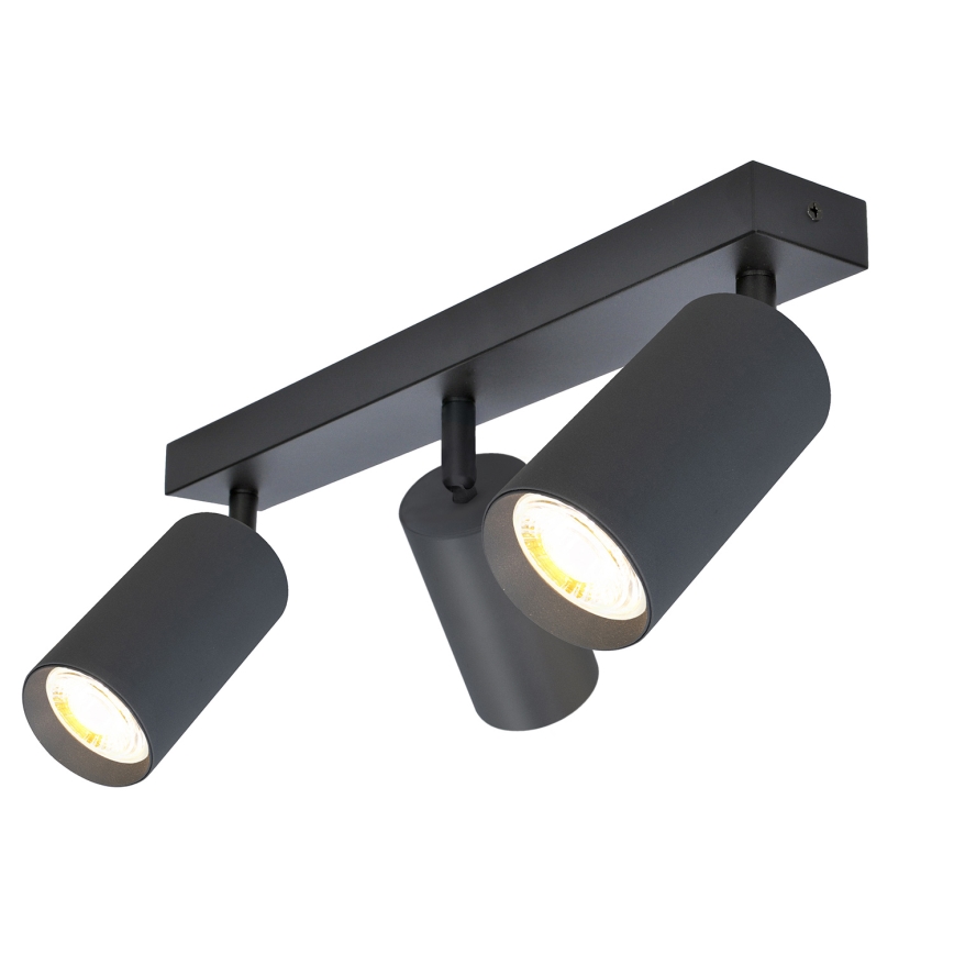 Brilagi - LED RGBW dimbar spotlight SELE 3xGU10/4,8W/230V 3000K antracit + fjärrkontroll