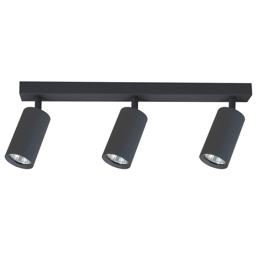 Brilagi - LED RGBW dimbar spotlight SELE 3xGU10/6W/230V 3000K antracit + fjärrkontroll