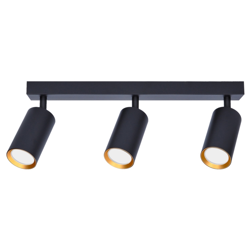 Brilagi - LED RGBW dimbar spotlampa SELE 3xGU10/6W/230V 3000K svart/guld