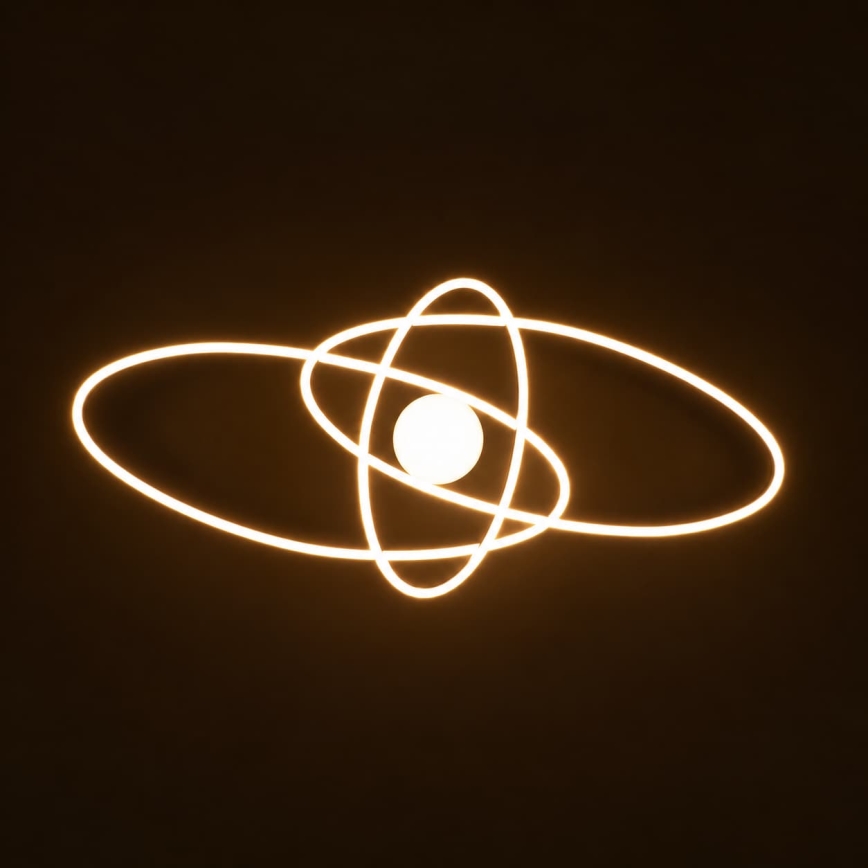 BRILAGI - Dimbart LED-taklampa APOLLO LED/58W/230V 3000-6500K 43,2x101,2 cm svart + fjärrkontroll