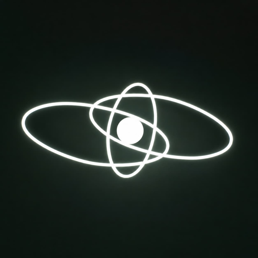 BRILAGI - Dimbart LED-taklampa APOLLO LED/58W/230V 3000-6500K 43,2x101,2 cm svart + fjärrkontroll