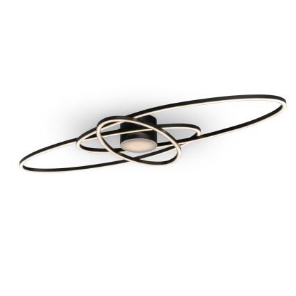 BRILAGI - Dimbart LED-taklampa APOLLO LED/58W/230V 3000-6500K 43,2x101,2 cm svart + fjärrkontroll