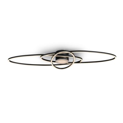 BRILAGI - Dimbart LED-taklampa APOLLO LED/58W/230V 3000-6500K 43,2x101,2 cm svart + fjärrkontroll