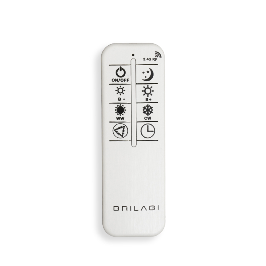 BRILAGI - Dimbart LED-taklampa APOLLO LED/58W/230V 3000-6500K 43,2x101,2 cm svart + fjärrkontroll