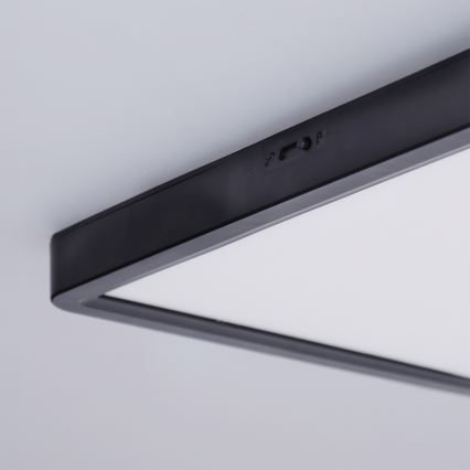 Brilagi - Dimbar LED-taklampa ESTELA SQUARE LED/36W/230V 3000-6500K 31x31 cm svart + fjärrkontroll