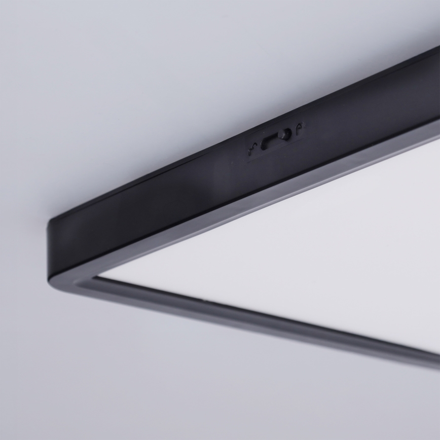 Brilagi - Dimbar LED-taklampa ESTELA SQUARE LED/36W/230V 3000-6500K 31x31 cm svart + fjärrkontroll