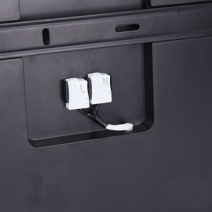 Brilagi - Dimbar LED-taklampa ESTELA SQUARE LED/36W/230V 3000-6500K 31x31 cm svart + fjärrkontroll