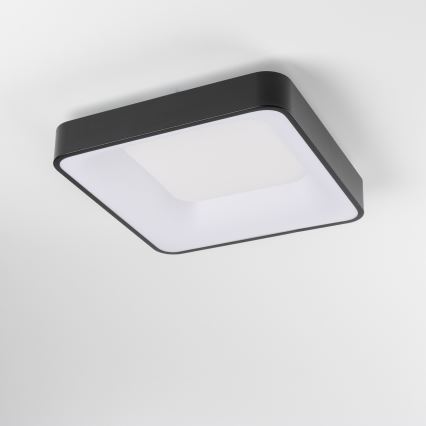 Brilagi - Dimbar LED-taklampa FALCON II LED/80W/230V 3000-6500K 40x40 cm svart + fjärrkontroll