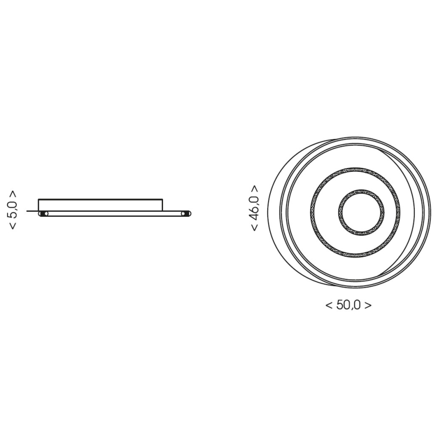 Brilagi - LED dimmerbar taklampa IRIS LED/83W/230V 3000-6000K 46x50 cm vit + fjärrkontroll