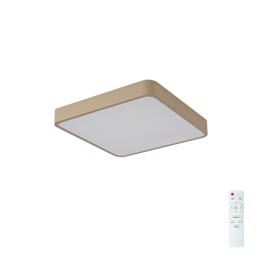 Brilagi - Dimbart LED-takarmatur POOL LED/36W/230V 3000-6000K 40x40 cm beige + fjärrkontroll