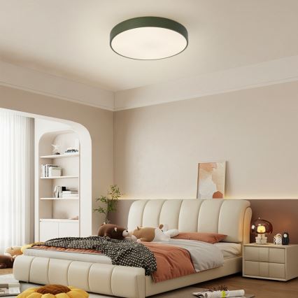 Brilagi - LED-dimbar taklampa POOL LED/48W/230V 3000-6000K pr. 40 cm grön + fjärrkontroll