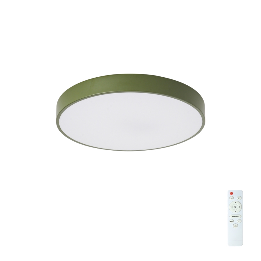 Brilagi - LED-dimbar taklampa POOL LED/48W/230V 3000-6000K pr. 40 cm grön + fjärrkontroll