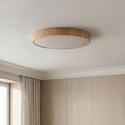 Brilagi - Dimbart LED-takarmatur POOL LED/50W/230V 3000–6000K Ø 40 cm trädekor + fjärrkontroll