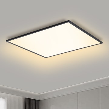 Brilagi - LED dimbar takarmatur SLIMFRAME LED/58W/230V 60x60 cm 3000-6000K svart + fjärrkontroll