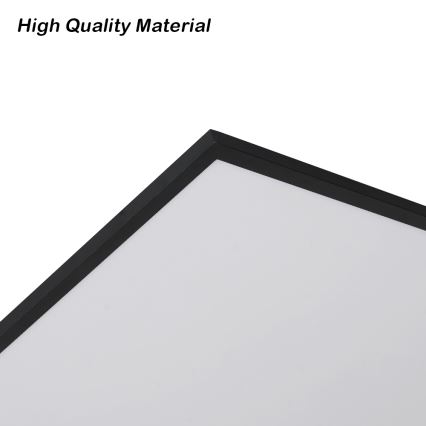 Brilagi - LED Dimmbar takarmatur SLIMFRAME LED/80W/230V 120x60 cm 3000-6000K svart + fjärrkontroll