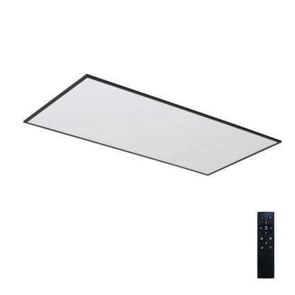 Brilagi - LED Dimmbar takarmatur SLIMFRAME LED/80W/230V 120x60 cm 3000-6000K svart + fjärrkontroll
