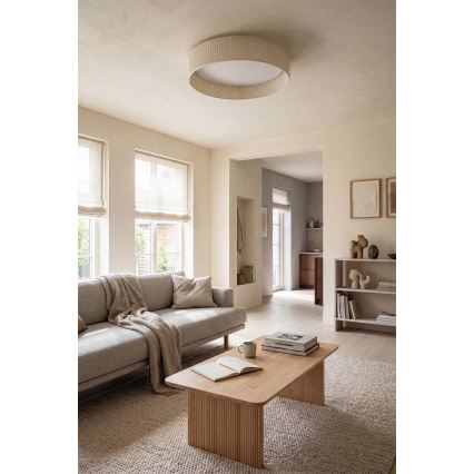 BRILAGI - LED-dimmbar taklampa VELVET SMARTIX STARS LED/24W/230V 3000-6000K Ø 45 cm krämfärgad Wi-Fi Tuya Beacon + fjärrkontroll