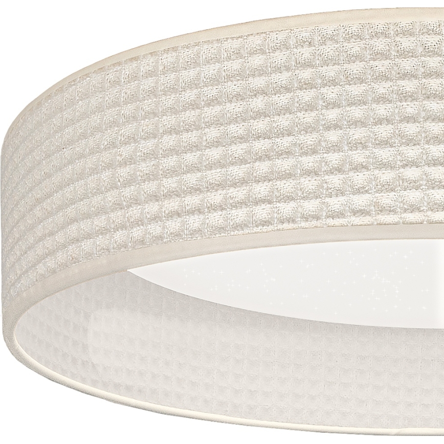 BRILAGI - LED-dimmbar taklampa VELVET SMARTIX STARS LED/24W/230V 3000-6000K Ø 45 cm krämfärgad Wi-Fi Tuya Beacon + fjärrkontroll