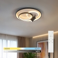 BRILAGI - LED dimbar takarmatur UNITY LED/60W/230V + 1xGU10/3W 3000-6000K pr. 50 cm vit/svart + fjärrkontroll