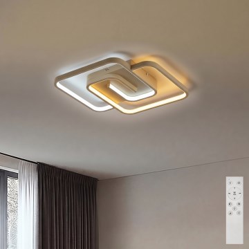 BRILAGI - LED dimbar takarmatur VELO LED/64W/230V 3000-6500K 48x48 cm beige + fjärrkontroll