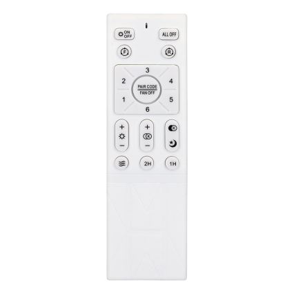 Brilagi - dimmbar LED-takfläkt LED/30W/230V 3000-6500K vit + fjärrkontroll