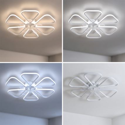Brilagi - LED dimbar takfläkt LED/38W/230V 3000-6500K Ø 76 cm vit + fjärrkontroll