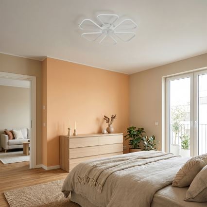 Brilagi - LED dimbar takfläkt LED/38W/230V 3000-6500K Ø 76 cm vit + fjärrkontroll