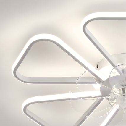 Brilagi - LED dimbar takfläkt LED/38W/230V 3000-6500K Ø 76 cm vit + fjärrkontroll