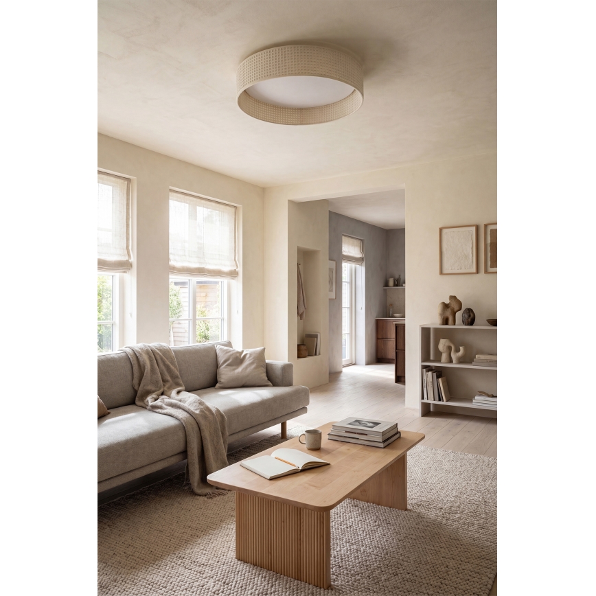 BRILAGI - LED dimbar taklampa VELVET SMARTIX STARS LED/36W/230V 3000–6000K Ø 55 cm krämfärgad Wi‑Fi Tuya Beacon + fjärrkontroll
