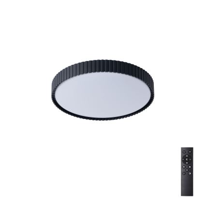 Brilagi - dimbar LED-taklampa CORVO LED/54W/230V 3000-6000K svart Ø 40 cm + fjärrkontroll