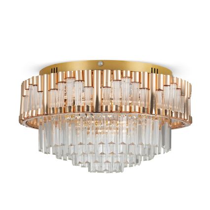 BRILAGI - dimbar LED-taklampa CROWN LED/41W/230V 3000-6000K Ø 48 cm guldfärgad + fjärrkontroll