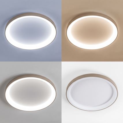 BRILAGI - Dimbar LED-takarmatur FALCON II LED/108W/230V 3000-6500K Ø 80 cm vit/beige + med fjärrkontroll