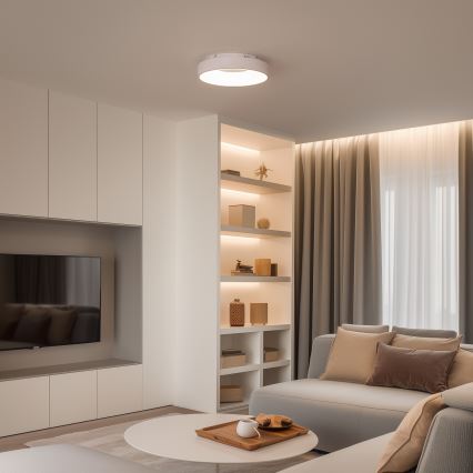 Brilagi - LED dimbar taklampa FALCON II LED/67W/230V 3000-6500K pr. 40 cm vit + fjärrkontroll