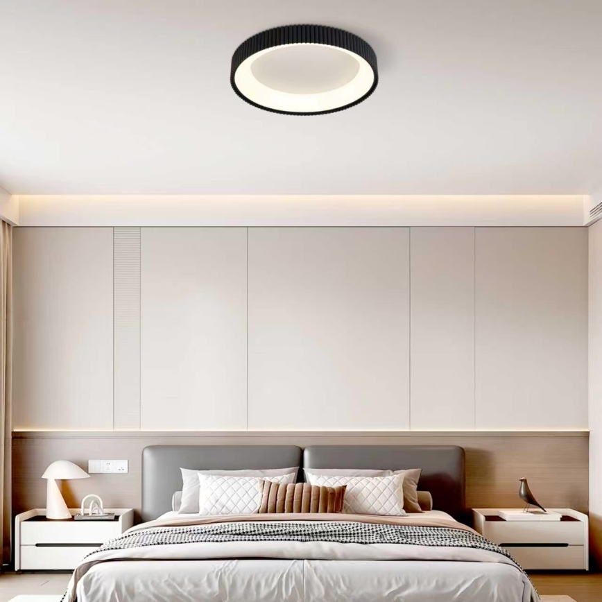 Brilagi - Dimbar LED-taklampa FALCON MODERN LED/54W/230V 3000-6500K diam. 60 cm svart + fjärrkontroll