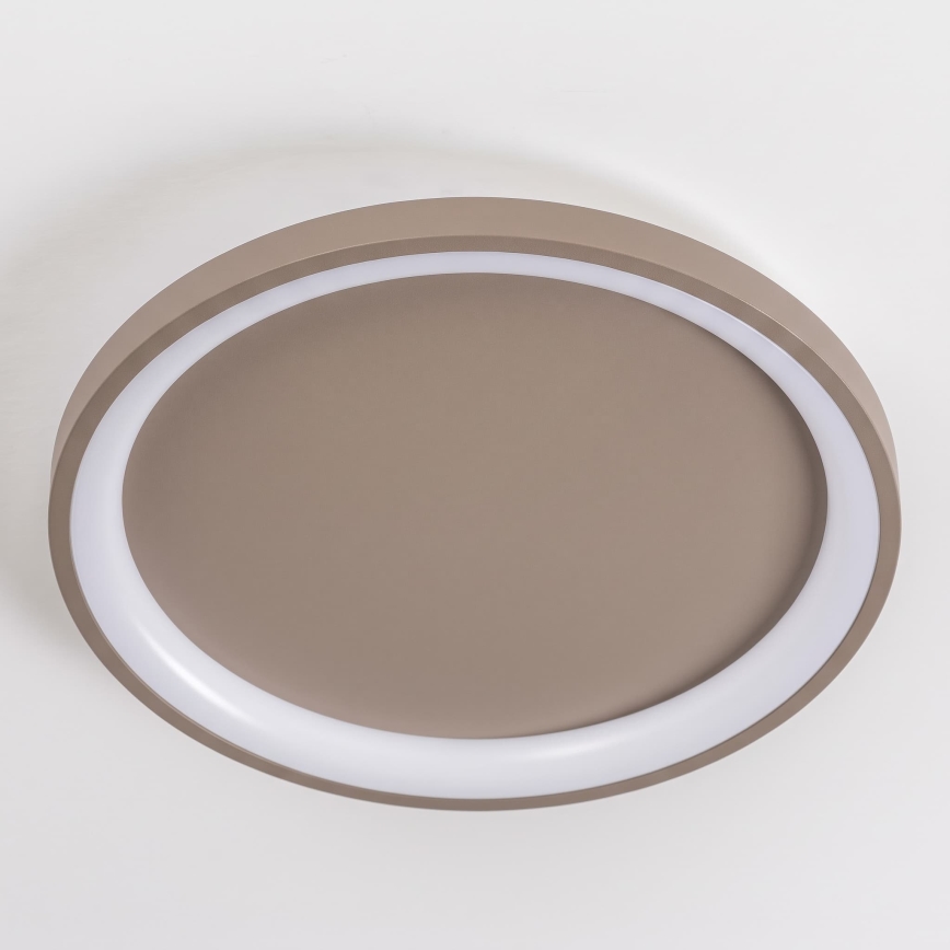 BRILAGI - Dimbart takarmatur FALCON SLIM LED/42W/230V 3000-6500K Ø 50 cm beige + fjärrkontroll
