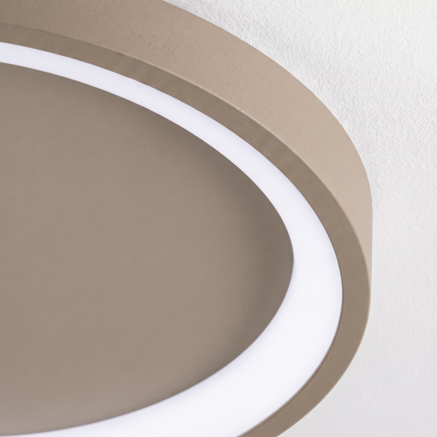 BRILAGI - Dimbart takarmatur FALCON SLIM LED/42W/230V 3000-6500K Ø 50 cm beige + fjärrkontroll