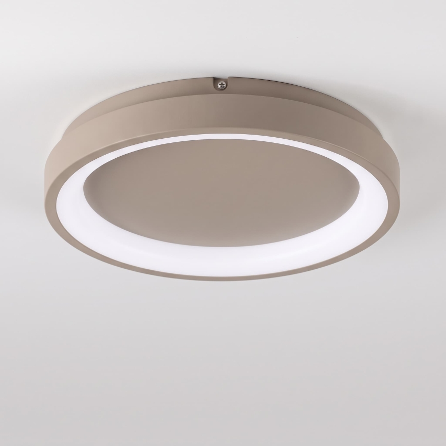 BRILAGI - Dimbart takarmatur FALCON SLIM LED/42W/230V 3000-6500K Ø 50 cm beige + fjärrkontroll