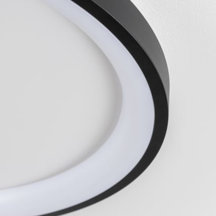 Brilagi - LED dimbar taklampa FALCON SLIM LED/42W/230V 3000-6500K Ø 50 cm svart + fjärrkontroll