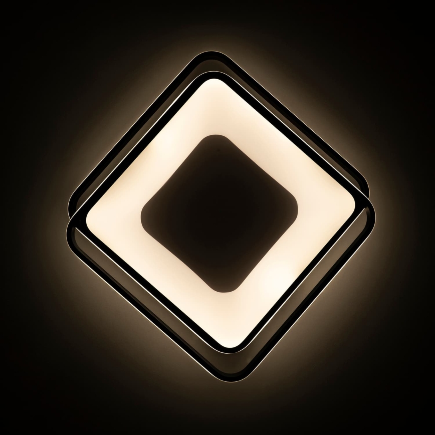 BRILAGI - dimbar LED-taklampa FLARE LED/102W/230V 3000-6000K 50x50 cm svart + fjärrkontroll