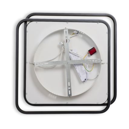 BRILAGI - dimbar LED-taklampa FLARE LED/102W/230V 3000-6000K 50x50 cm svart + fjärrkontroll