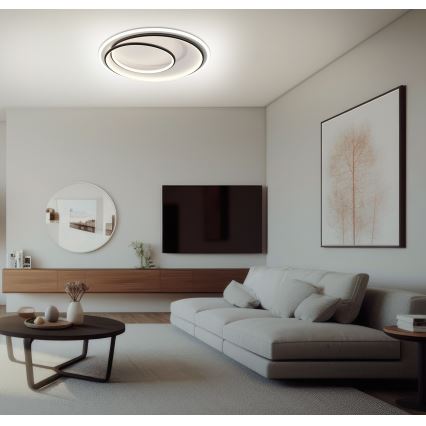 Brilagi - Dimbart LED-takarmatur FLARE LED/38W/230V Ø 48 cm 3000–6000 K + fjärrkontroll