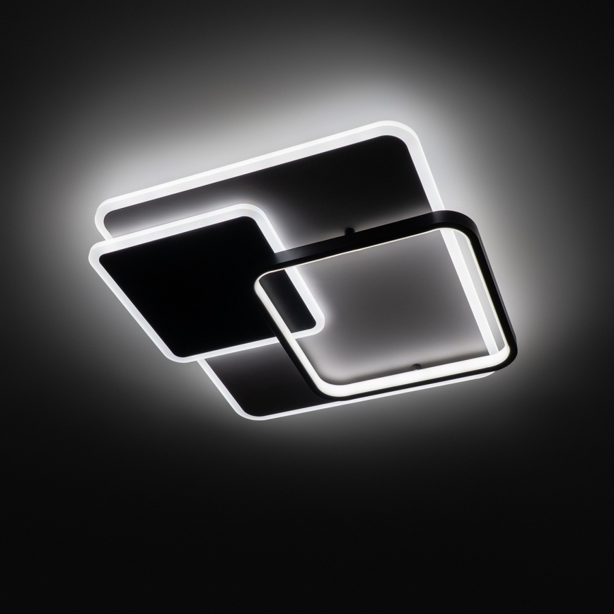 Brilagi - dimbar LED-takarmatur FLARE LED/64W/230V 45x45 cm 3000/4000/6000K + fjärrkontroll